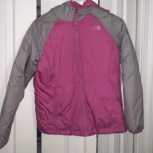 Girls reversible North face jacket!!